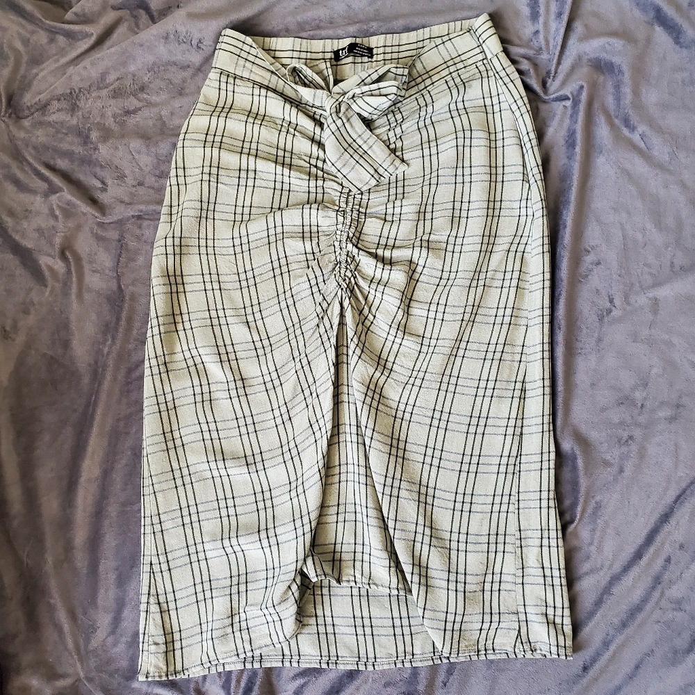 Whimsigoth Checkered Skirt